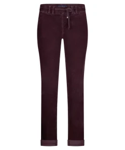 Red Button Womens Trousers Tessy 10W Cord Aubergine