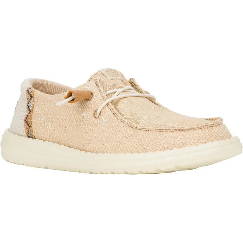 HEYDUDE Wendy Crafted Boho Shoes Tan