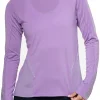 Ronhill Tech Reflect Long Sleeve Womens Running Top - Purple