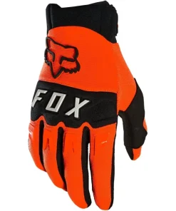 Fox Dirtpaw Full Finger MTB Mens Cycling Gloves - Orange