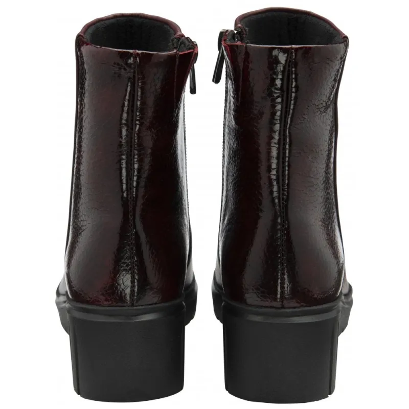 Lotus Womens Ankle Boot Adlee Burgundy - Image 2