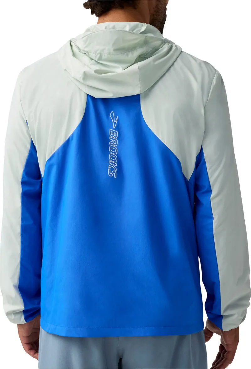 Brooks Canopy 2.0 Packable Mens Running Jacket - Blue - Image 2