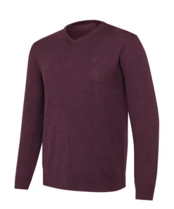 Beretta MERINO V-NECK SWEATER Cordovan Spirit