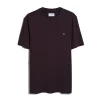 Farah Mens T-Shirt Dean SS Oxblood