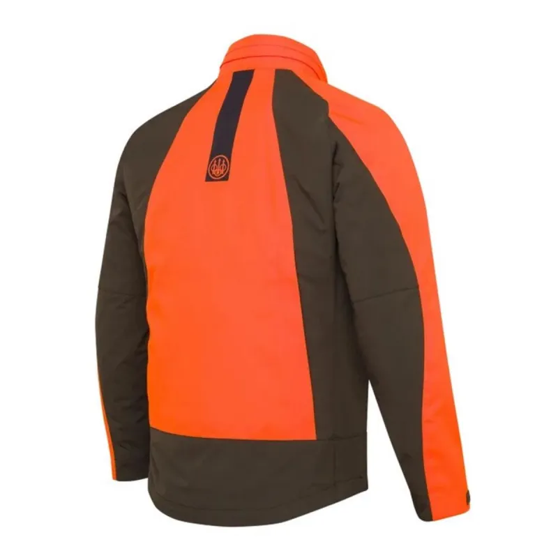 Beretta BALCAN WR JACKET Brown Bark & Blaze Orange - Image 2