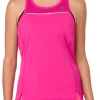 Asics Lite-Show Womens Running Vest Tank Top - Pink