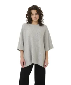 Kaffe Womens Jumper Aniel Light Grey