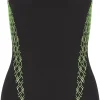 Speedo Panel Muscleback Womens Swimsuit - Black