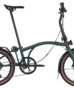 Brompton G Line with Roller Frame 8-Speed Medium Folding Bike Ex-demo - Forest Green