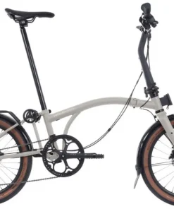 Brompton G Line with Roller Frame 8-Speed Folding Bike - Traildust White