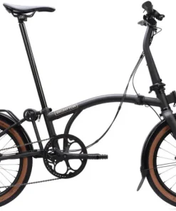 Brompton G Line with Roller Frame 8-Speed Folding Bike - Space Black