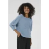 Kaffe Womens Jumper Betty Windward Blue Melange