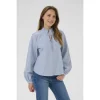 Kaffe Womens Blouse Milina Windward Blue