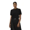 Kaffe Womens Top Carly Polo Black Deep