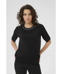 Kaffe Womens Jumper Carly Black Deep