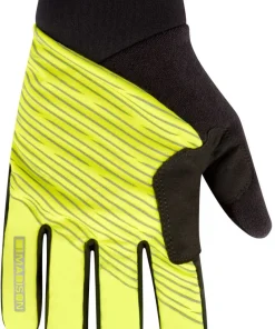 Madison Stellar Reflective Windproof Thermal Full Finger Cycling Gloves - Yellow