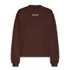 Ichi Womens Sweatshirt Merella Brushed Coffee Bean