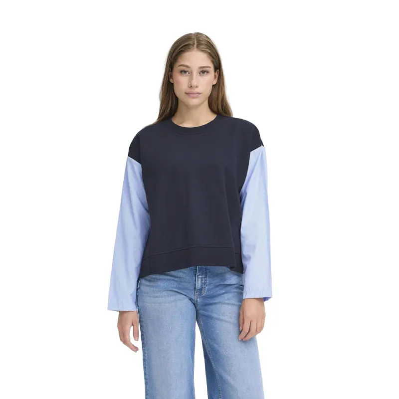 Ichi Womens Sweatshirt Palona Total Eclipse