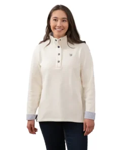 Lighthouse Womens Sweatshirt Haven II Jersey Coconut