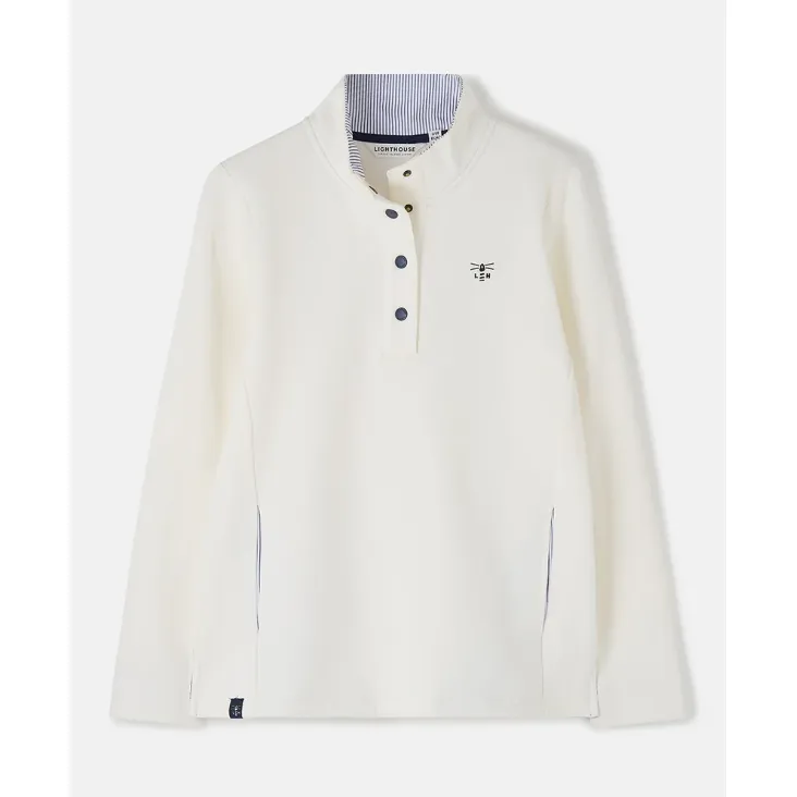 Lighthouse Womens Sweatshirt Haven II Jersey Coconut - Image 2