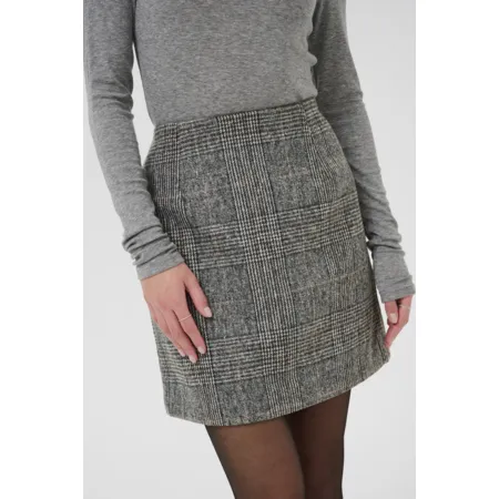 Kaffe Womens Vivian Mini Skirt Grey