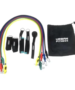 Urban Fitness 11pc Resistance Tube Set