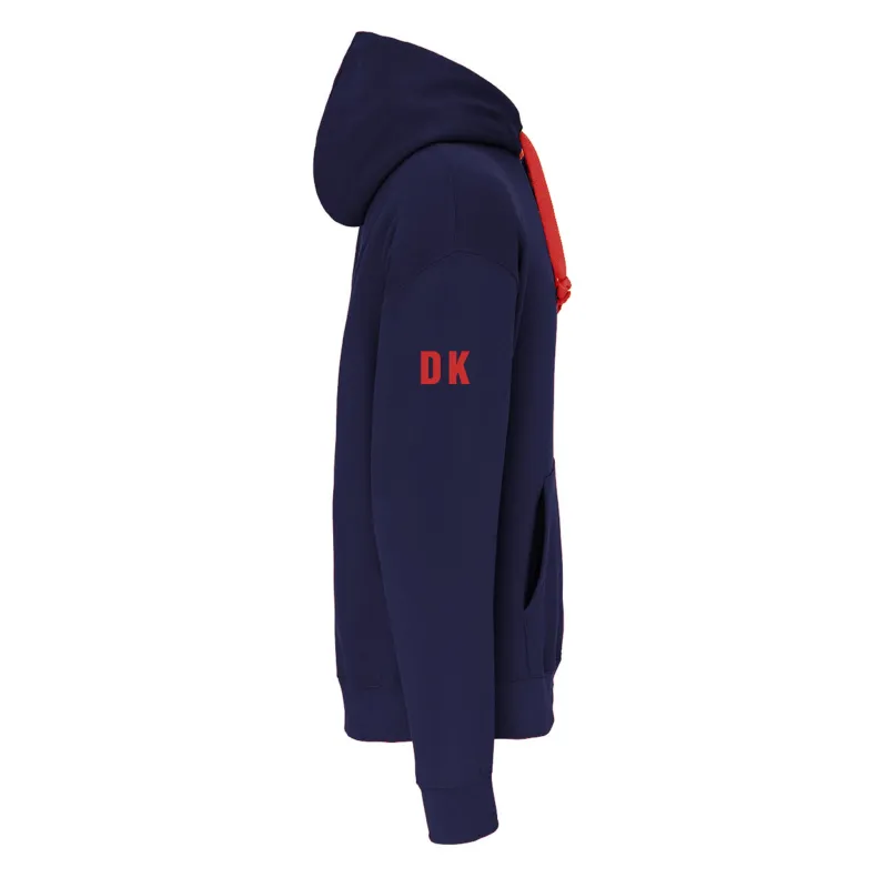 Wycombe Phoenix Harriers AC Contrast Hoodie: Navy/Red - Image 3