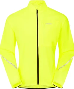 Madison Freewheel Windproof Packable Mens Cycling Jacket - Yellow