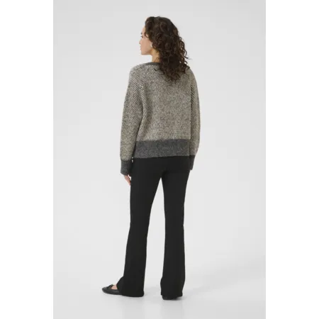 Kaffe Womens Jumper Amelinda Dark Grey - Image 2