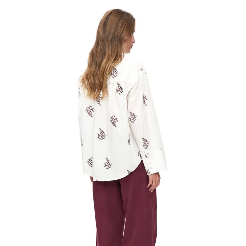 Numph Womens Shirt Baily Winetasting - Image 3