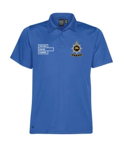 Foxtrot Oscar Surrey Police Golfing Society Polo Shirt: Azure Blue