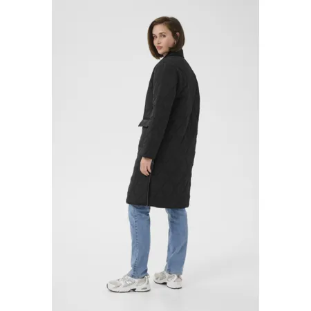 Kaffe Womens Coat Anneil Black Deep - Image 3