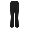 Kaffe Womens Trousers Hella Flared Black Deep