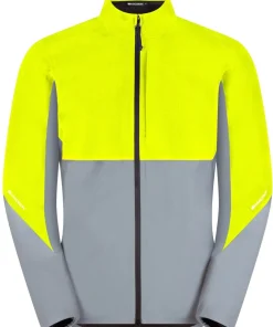 Madison Stellar Ultra Reflective Waterproof Mens Cycling Jacket - Yellow