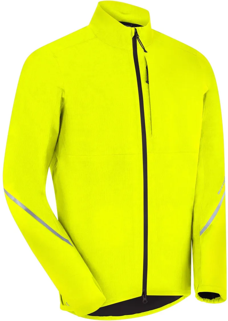 Madison Freewheel Waterproof Mens Cycling Jacket - Yellow - Image 2