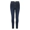 Kaffe Womens Jeans Willow HW Slim Fit Dark Blue Denim