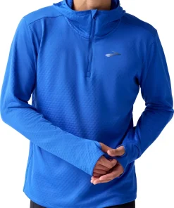 Brooks Notch Thermal 3.0 Mens Running Hoody - Blue