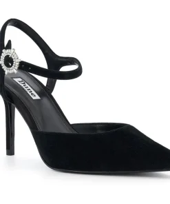 Dune Channel Court Shoes Black