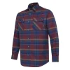 Beretta CADET FLANNEL SHIRT Burgundy Check
