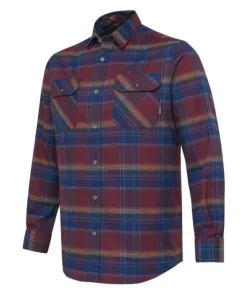 Beretta CADET FLANNEL SHIRT Burgundy Check