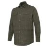 Beretta CADET FLANNEL SHIRT Green & Brown Check