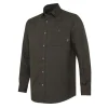 Beretta JARGO STRETCH SHIRT Bark & Burgundy Check