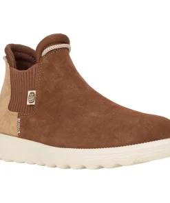 HEYDUDE Branson Suede Novelty Ankle Boots Brown/Snake