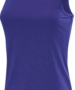 TCA Impulse Printed Racerback Womens Running Vest Tank Top - Blue