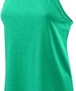 TCA Switch Up Reversible Womens Running Vest Tank Top - Green