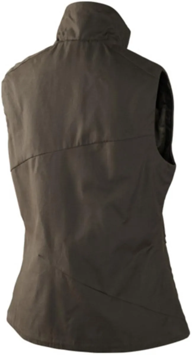 Harkila Jerva Lady waistcoat Shadow brown - Image 2