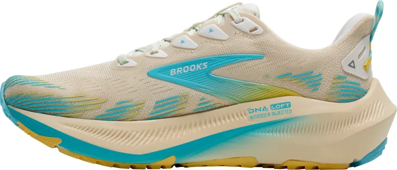 Brooks Ghost Trail Womens Running Shoes - Cream - Image 3