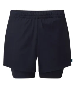 Girls 2-in-1 Running Short: Navy