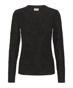 Kaffe Womens T-Shirt Zeverina Black Deep