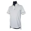 Salamander Polyester Cricket Shirt: Navy Trim